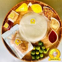 Combo Bánh Tráng Phơi Sương 500g🥞100g Hành Phi, 120ml Muối Nhuyễn, 120ml Sa tế, 100g Bơ Trứng, Tặng Tắc🥞Trang Zé Lòu