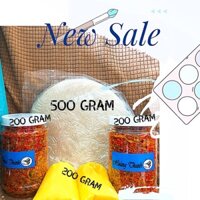 combo bánh tráng phơi sương nhiều muối tép tặng bơ