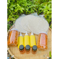 Combo bánh tráng siêu to khổng lồ rẻ vô địch