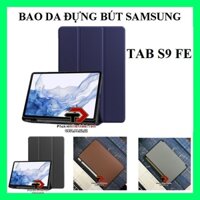 [Combo] Bao da chống sốc + Miếng dán màn hình Paper Like cho SamSung Galaxy Tab S9 FE - Có ngăn đựng bút