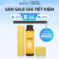 Combo bảo vệ da De Eva - nước tẩy trang, serum Ha & kem chống lão hóa