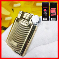 Combo Bật Lửa Hộp Quẹt Xăng Đá Cao Cấp ZB-617  Tặng Bộ Bấc Đá Chuyên Dụng Cho Bật Lửa