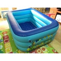 COMBO BỂ BƠI CHỮ NHẬT 1M5 + 10 QUẢ BÓNG NHỰA 5CM