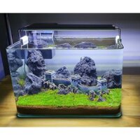 COMBO BỂ CÁ MINI KÈM MÔ HÌNH Vạn Lý Trường Thành NHÂN TẠO, KÈM LỌC THÁC, ĐÈN LED VÀ PHỤ KIỆN