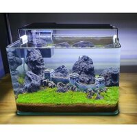COMBO BỂ CÁ MINI KÈM MÔ HÌNH Vạn Lý Trường Thành NHÂN TẠO, KÈM LỌC THÁC, ĐÈN LED VÀ PHỤ KIỆN