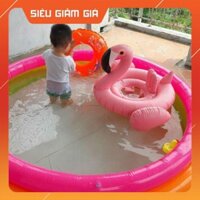 Combo bể cầu vồng 1m68 kèm phao hồng hạc  - Bắp shop bé
