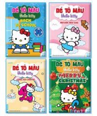 Combo Bé Tô Màu Hello Kitty (Bộ 4 Cuốn)