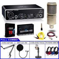 Combo Behringer UMC22 Micro PC K200