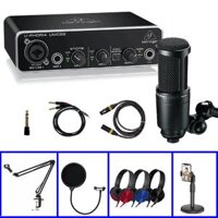Combo Behringer UMC22 Micro AT2020