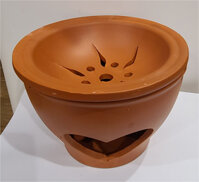 Combo bếp đốt xông bồ kết, thảo dược và nến - Bếp ĐC 16cm - 20 viên