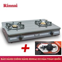 COMBO Bếp gas 7 tấc RINNAI RV-377G + Tặng Bộ Van Dây Ngắt gas tự động NAMILUX