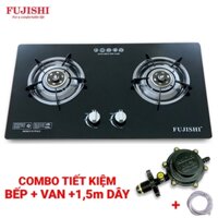 COMBO Bếp gas âm FUJISHI FJ-808IC - CHÉN ĐỒNG - Đánh lửa IC cực nhạy + Bộ dây van ngắt gas tự động NAMILUX NA-347S
