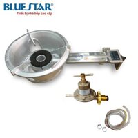 COMBO Bếp khè gas công nghiệp BLUESTAR BS-6A1D (Cán dài ) + Bộ van SAWANA SW-999A + 1,5m dây