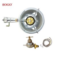 COMBO Bếp khè gas công nghiệp SOGO GT-168-5Q + Bộ van vao áp SAWANA SW999 + 1,5m dây