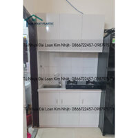 COMBO BẾP MINI MẶT GẠCH SẴN BỒN RỬA NHỰA ĐÀI LOAN FREESHIP TPHCM
