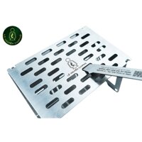 Combo Bếp nướng than, BBQ gấp gọn + 01 viên cồn thạch + Dụng cụ mở nắp cồn dã ngoại du lịch cắm trại