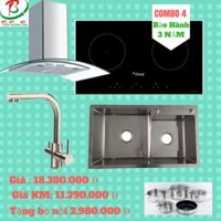 COMBO Bếp từ Canzy 3002SS