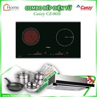 (Combo) Bếp từ kết hợp hồng ngoại Canzy CZ-06H