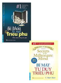 Combo Bí Mật Tư Duy Triệu Phú  Bẻ Khóa Bí Mật Triệu Phú Bộ 2 Cuốn FN