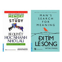 Combo Bí Quyết Học Nhanh Nhớ Lâu Tái Bản  Đi Tìm Lẽ Sống 2 cuốn