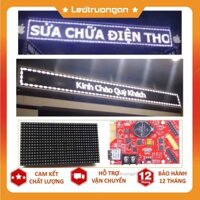 Combo biển quảng cáo led ma trận P10 màu trắng ngoài trời từ 3 đến 18 tấm, bảo hành 1 năm