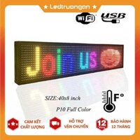 Combo Biển quảng cáo led ma trận p10 full màu ngoài trời từ 3 đến 8 tấm, bảo hành 1 năm