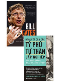 Combo Bill Gates: Tham Vọng Lớn Lao Và Quá Trình Hình Thành Đế Chế Microsoft + Bí Quyết Của Các Tỷ Phú Tự Thân Lập Nghiệp (Bộ 2 Cuốn)