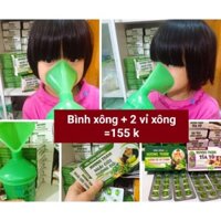 Combo Bình Xông và Viên Xông Tinh Dầu