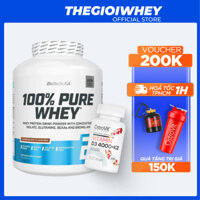 [Combo] BioTech USA 100 Pure Whey (2270g) Ostrovit D3+K2 Whey Protein Sữa Tăng Cơ Cho Người Tập Gym