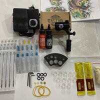 Combo bộ 1 máy Rotary Bishop + 2 màu mực xăm INTENZE Zuper + full phụ kiện ( hàng có sẵn )