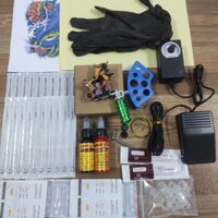 Combo bộ 1 máy xăm học viên Dragon + Full phụ kiện đi kèm