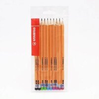 Combo bộ 10 bút chì gỗ STABILO Pencil 2B (PC88-C10)