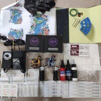Combo bộ 2 Máy Xăm Hình Unicorn học viên + Full phụ kiện