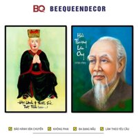 Combo Bộ 2 Tranh Danh Y Hải Thượng Lãn Ông Và Danh Y Tuệ Tĩnh - Tranh Loại 1