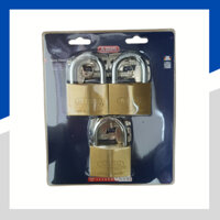 [COMBO] Bộ 3 khóa móc treo đồng cao cấp ABUS 75/60 MK3 4 chìa mỗi ổ + 3 chìa chủ (Masterkey)