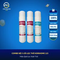 Combo Bộ 3 Lõi Lọc Thô Korihome 123 - Hiệu Quả Lọc Vượt Trội