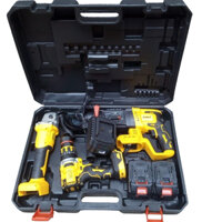 Combo bộ 3 thân máy  dewalt , máy khoan bê tông , máy mài góc - máy khoan 13 mm , máy khoan bê tông , máy cắt pin