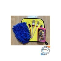 [COMBO] Bộ 5 dụng cụ rửa xe máy và ôtô toàn diện(gồm khăn lau xe, bao tay rửa xe, bàn chải, cọ rửa,có chạm 0.5L)