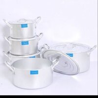 Combo bộ 5 nồi nhôm cao cấp