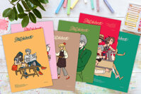 Combo Bộ 6 Cuốn Sổ A4 Vẽ Ký Họa Sketchbook Dạng Pad CMA Studio Giấy Italy 120gsm A4 Manga Comic - SA4PT