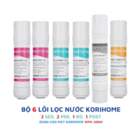 [COMBO] Bộ 6 Lõi Lọc KORIHOME - Hàng chính hãng - Dùng thay cho máy Wpk-688H