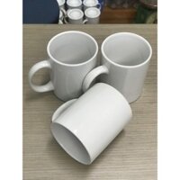 COMBO BỘ 8 LY SỨ TRẮNG CÓ QUAI