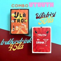 Combo bộ bài uống rượu truth or drink u là trời drinking game thử thách nặng đô mặn mòi cho bạn thân
