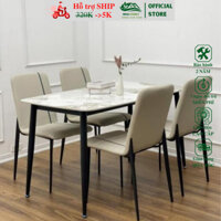 Combo Bộ Bàn ghế ăn nhập khẩu cao cấp sang trọng phòng ăn phòng khách/ HEALHOMES