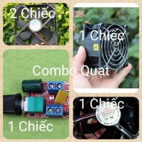 Combo Bộ Chế Quạt 12V Tản Nhiệt