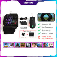 Combo bộ chuyển đổi chơi game Mix Elite và bàn phím chuột kết nối điện thoại chơi PUBG Mobile, Free Fire