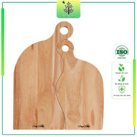 COMBO Bộ Đôi Thớt Mẹ Con ChopChop - Gỗ Đức Thành - 02991-12991 - Gỗ Cây Cao Su