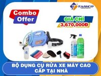[COMBO] Bộ dụng cụ rửa xe máy tại nhà