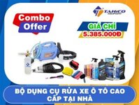 [COMBO] Bộ dụng cụ rửa xe ô tô tại nhà