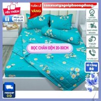 Combo Bộ Ga Gối Bọc chân đệm cao 30cm KT 1M2,1M4,1M5,1M6,1M8